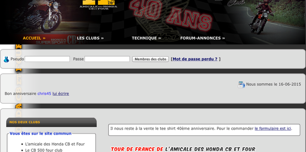 Amicale des Honda CB et Four